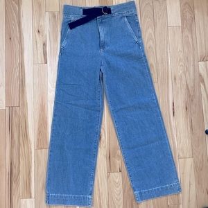 Rag & Bone NWOT high waist belted wide leg Jean size 25